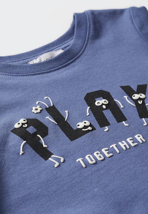 MANGO - T-shirt winner - medium blue