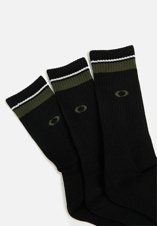 Oakley - Essential socks 3 pack - blackout