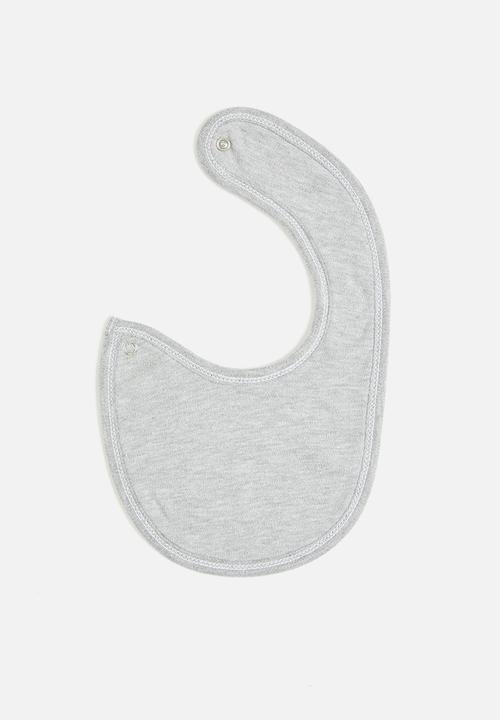 Little Lumps - Bib - grey stripe