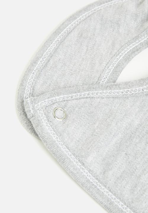 Little Lumps - Bib - grey stripe