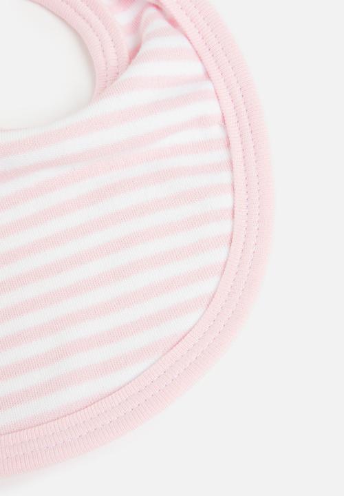 Little Lumps - Bib - pink stripe