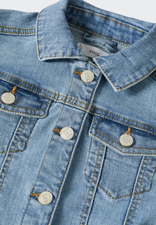 MANGO - Jacket allegra - open blue
