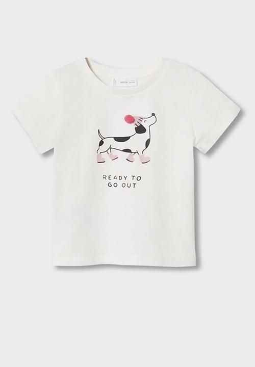 MANGO - T-shirt animals - neutral