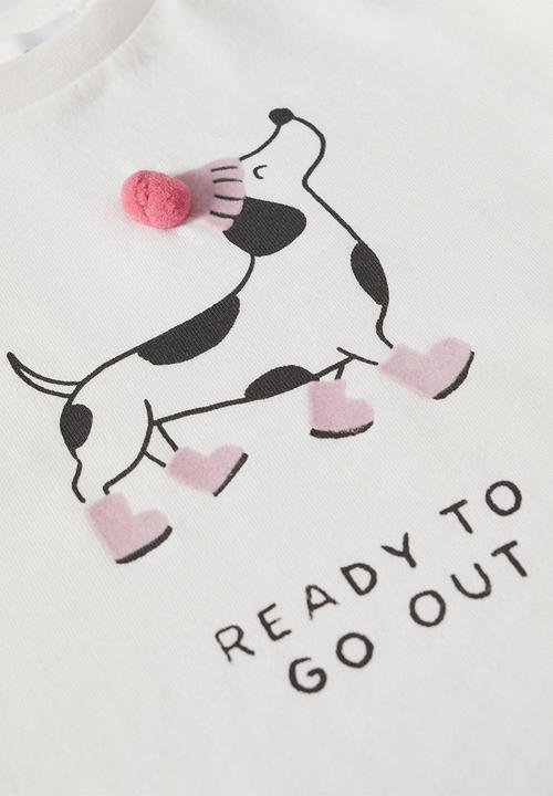 MANGO - T-shirt animals - neutral
