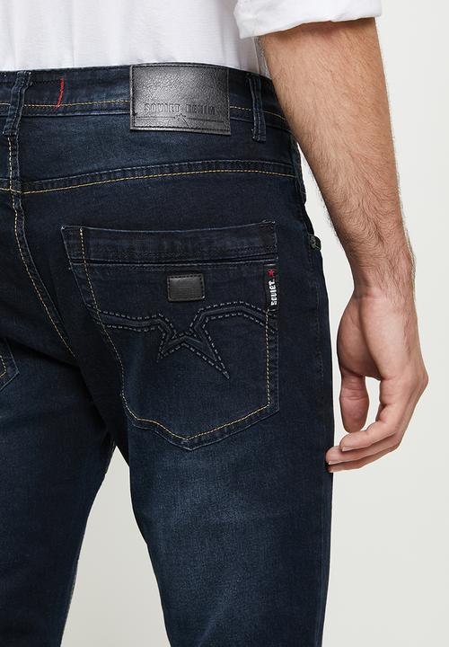 SOVIET - M harper #9 slim leg denim - blue black