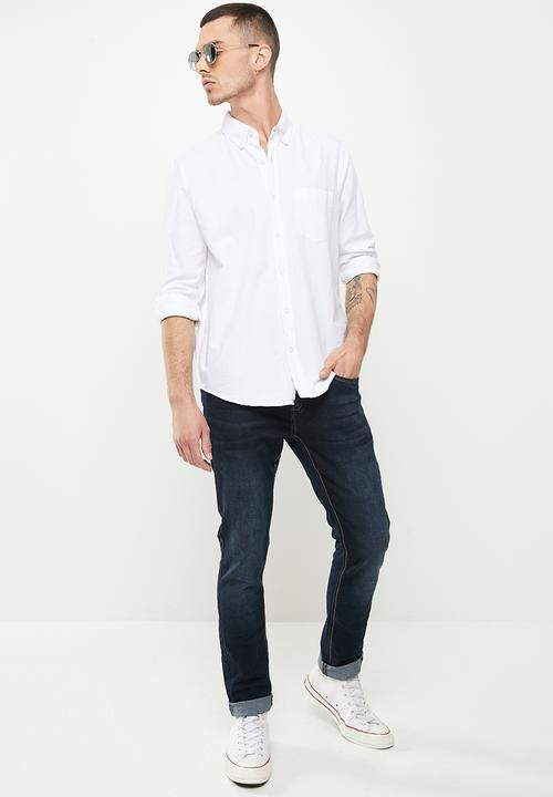 SOVIET - M harper #9 slim leg denim - blue black