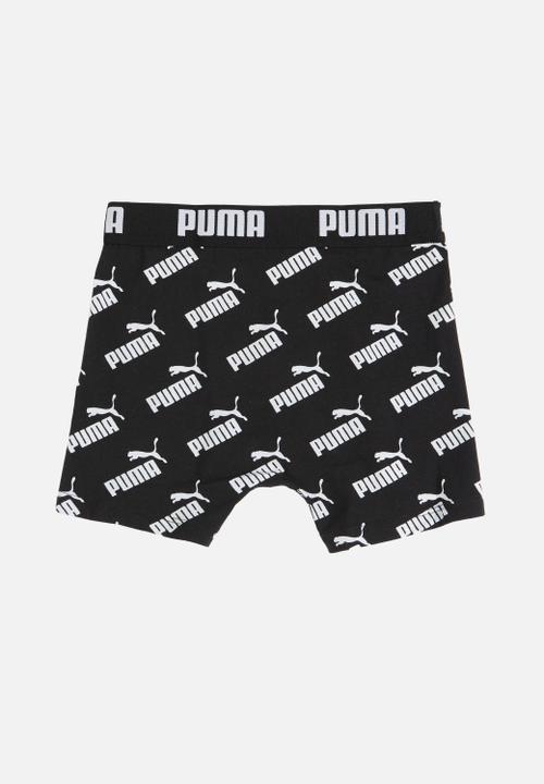 PUMA - Boys 2-pack boxer brief - black & white 