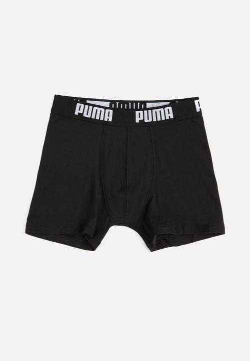 PUMA - Boys 2-pack boxer brief - black & white 
