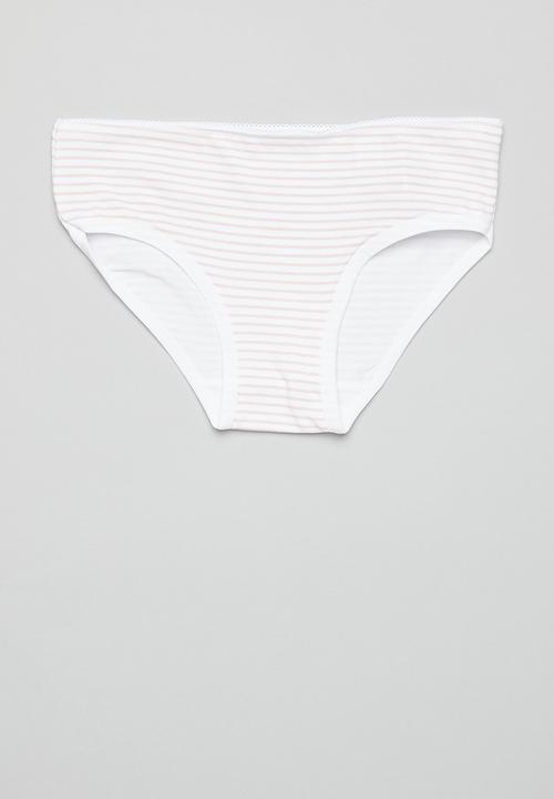 MANGO - Baby girls briefs roseb - white