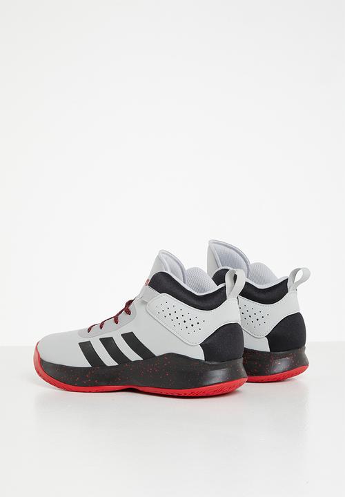 adidas Originals - Junior cross em up 5 k wide - grey two/core black/scarlet