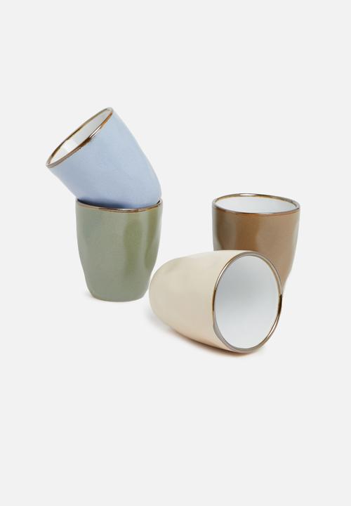Excellent Houseware - Pottermug set of 4 - multi
