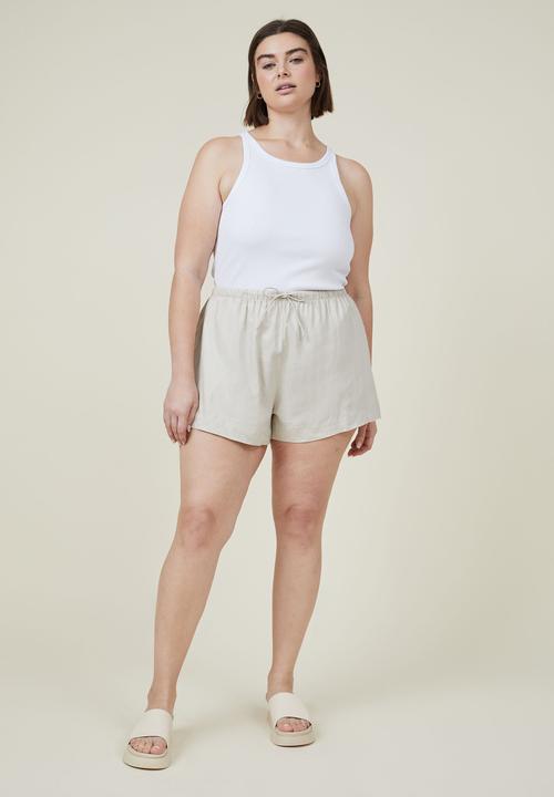Cotton On - Curve haven short - stone