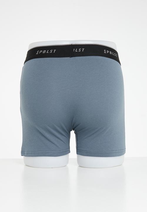 Superbalist - 3 Pack knitted cotton boxer - multi 
