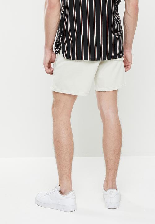 Cotton On - Pigment fleece short - ecru