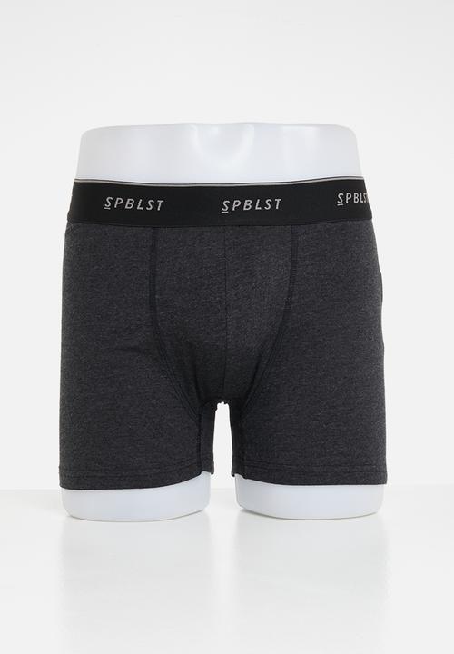 Superbalist - 3 Pack knitted cotton boxer - multi 