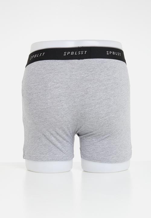 Superbalist - 3 Pack knitted cotton boxer - multi 