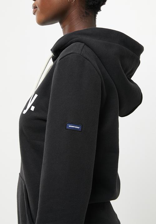 Superdry. - Cl hood - black