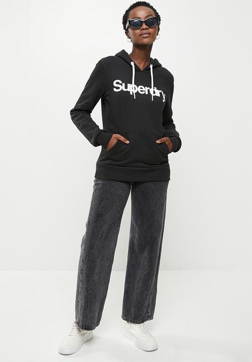 Superdry. - Cl hood - black