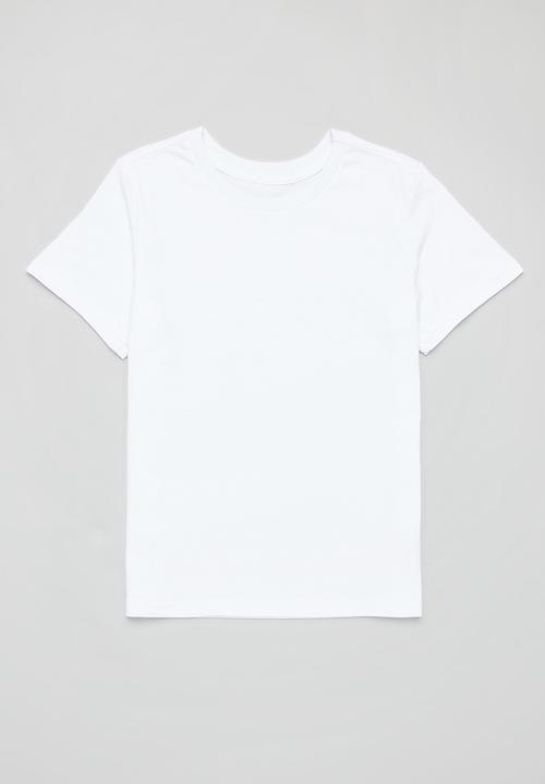 Superbalist - 2 Pack basic tee - coral & white