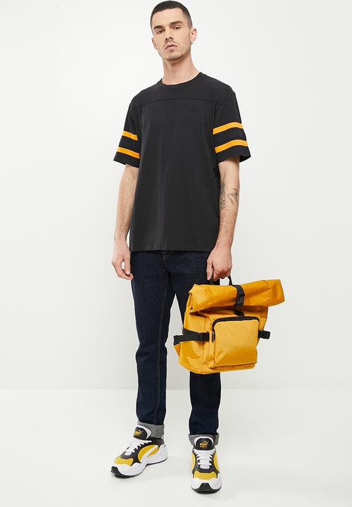 Superdry. - Vintage quarterback tee - black