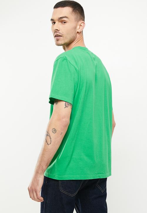 Superdry. - Code sl stacked apq tee - bright green