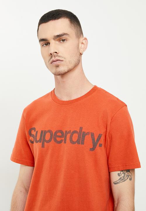 Superdry. - Vintage cl classic tee - rust