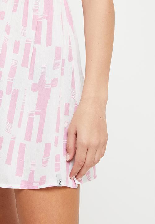 Volcom - Sand siesta dress - red & white wavey