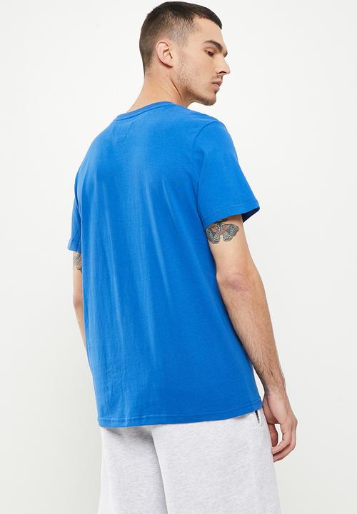 Superdry. - Vintage vl interest tee - voltage blue