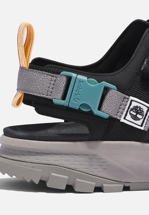 Timberland - Garrison trail webbing sandal - jet black & grey