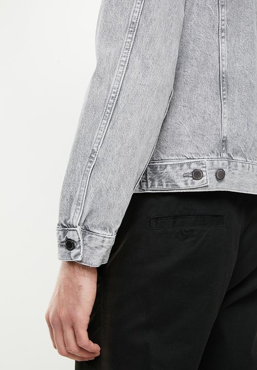 Superdry. - Highwayman trucker - frank vintage grey