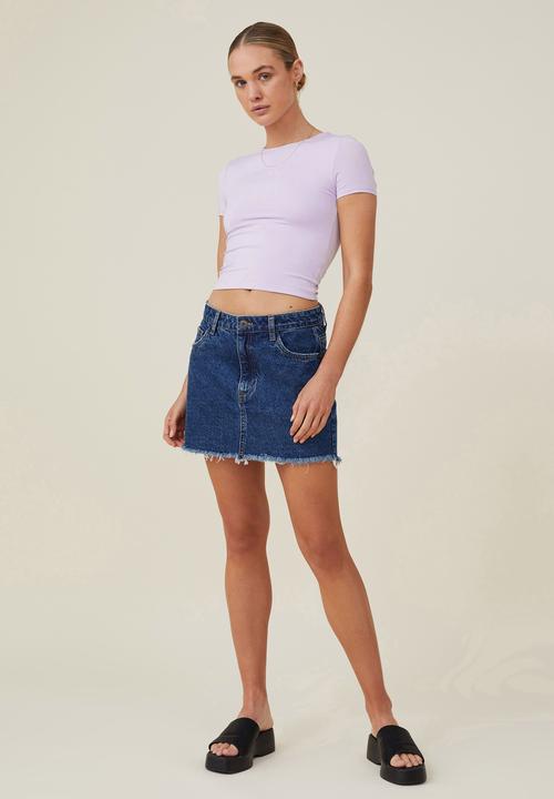 Cotton On - Sculpted crew neck tee - sweet mauve
