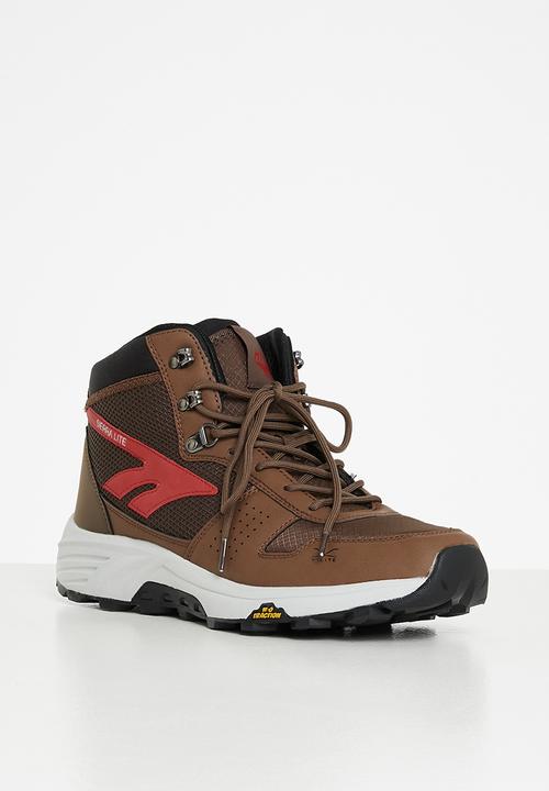 Hi-Tec - Sierra lite - taupe/choc/red