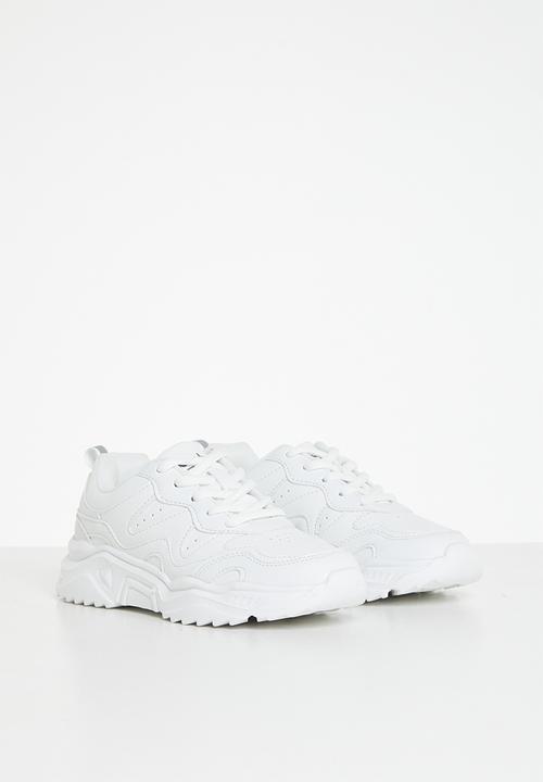 Toughees - Kids lace up sneaker - white