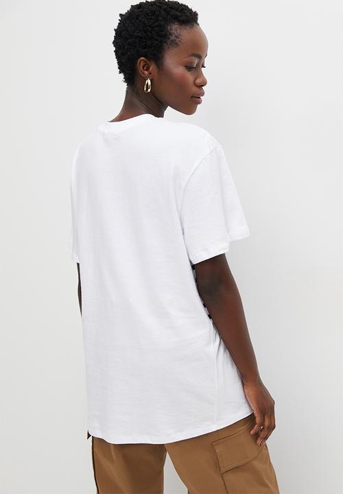 Superbalist - Bold stripe tee - white &  black
