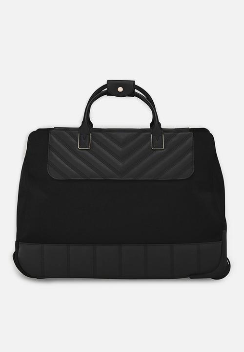 Ted Baker - Albany medium trolley duffel - black
