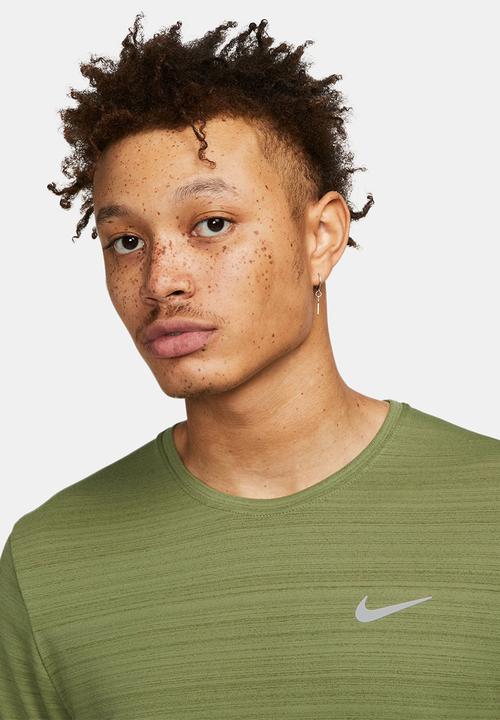 Nike - Dri-FIT Miler  Running Tee - alligator & reflective silver