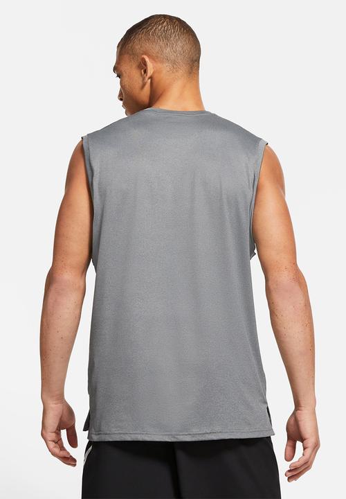 Nike - Nike Pro Dri-FIT Tank - black/smoke grey/htr/black