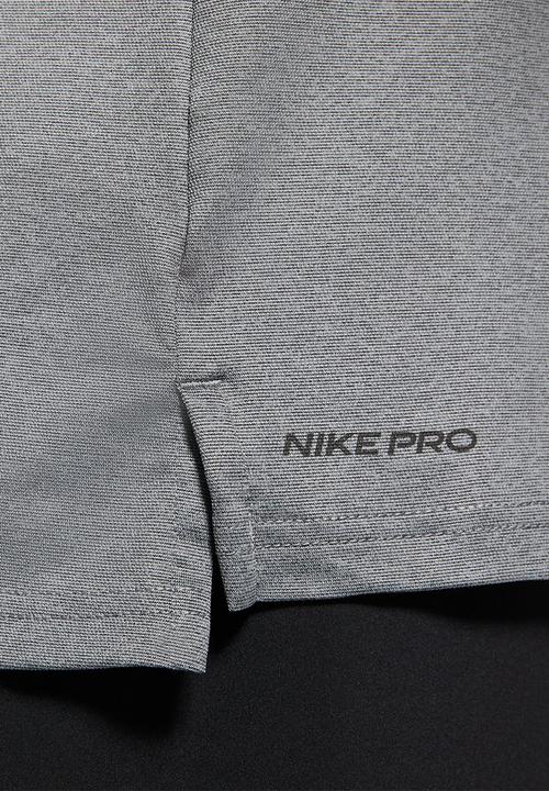 Nike - Nike Pro Dri-FIT Tank - black/smoke grey/htr/black