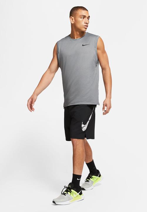 Nike - Nike Pro Dri-FIT Tank - black/smoke grey/htr/black