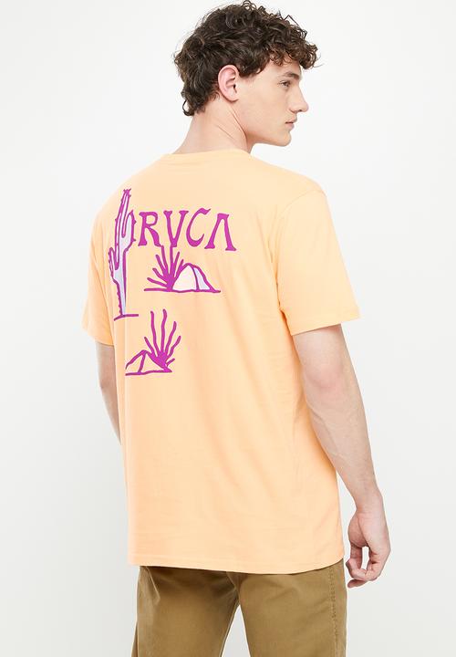 RVCA - Desert trail short sleeve - light peach