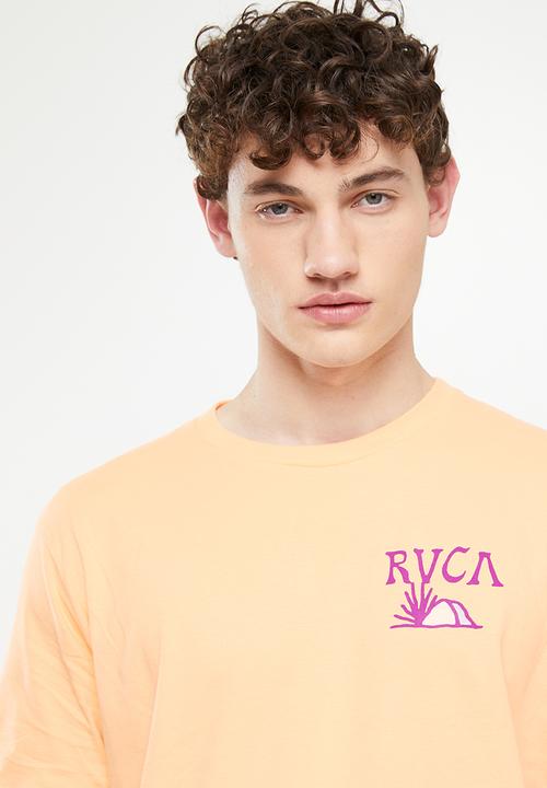 RVCA - Desert trail short sleeve - light peach