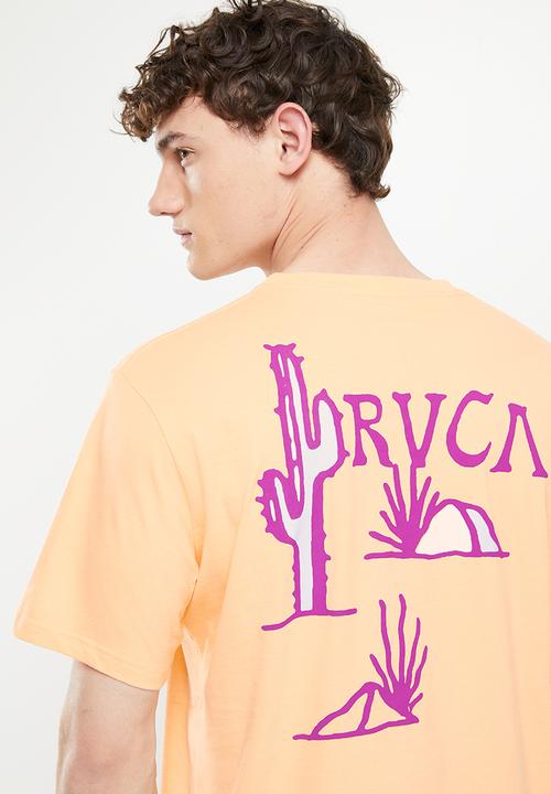 RVCA - Desert trail short sleeve - light peach