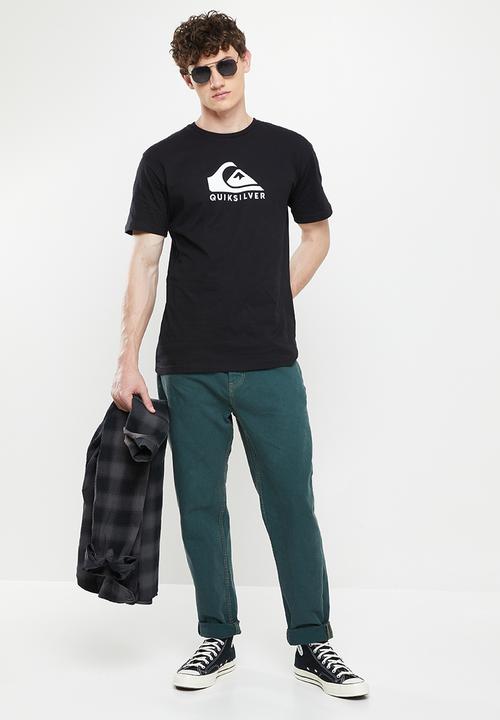 Quiksilver - Corp logo short sleeve - black