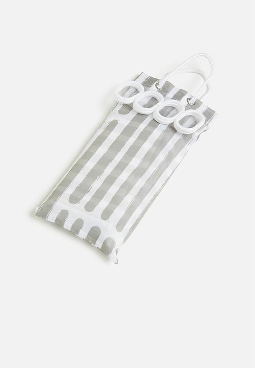Bathroom Solutions - Polyester shower curtain - light grey 