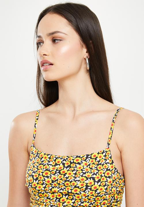 Glamorous - Ladies top - mini sunflower