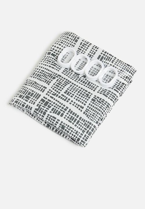 Bathroom Solutions - Shower curtain - block
