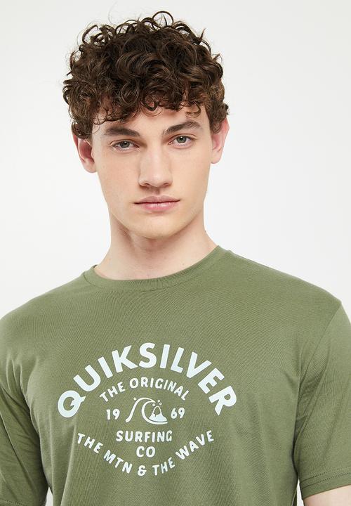 Quiksilver - Script talk front short sleeve - grape leaf