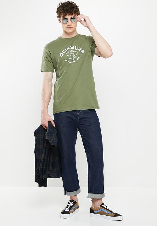 Quiksilver - Script talk front short sleeve - grape leaf