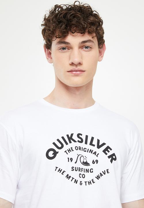 Quiksilver - Script talk front short sleeve - white