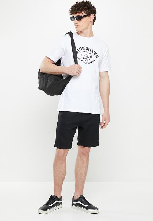Quiksilver - Script talk front short sleeve - white